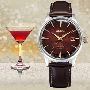 【SEIKO 精工】PRESAGE 台灣70週年 石榴蜂蜜調酒 限量機械腕錶 母親節 禮物 推薦(SRPL21J1/4R35-01T0R)