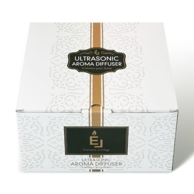 【Earnest Living】陶瓷七彩水氧機禮盒(含精油10ml*6入/送禮首選/加濕器/薰香機/香氛機/精油燈/水氧機)