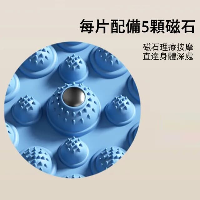 【Gordi】指壓足底按摩墊 足底筋膜按摩腳踏板 磁石穴位腳底按摩墊 腳踏平衡墊 超慢跑墊 交換禮物(55cm)