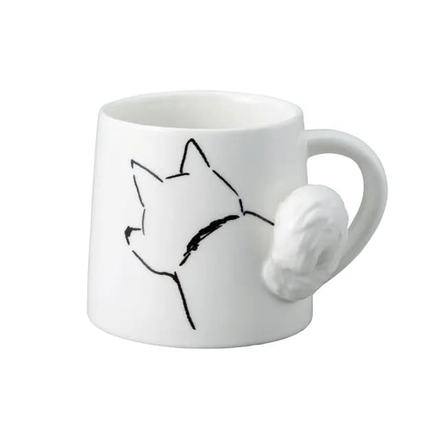 【sunart】日本設計 搖尾馬克杯 / 共3款(點綴生活 療癒系餐具)