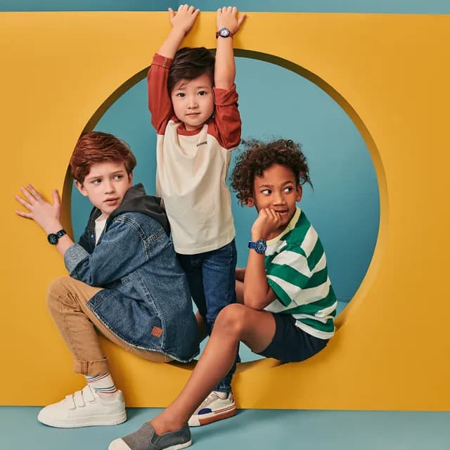 【Flik Flak】兒童手錶 DINOSAURITOS /靜音無秒針/兒童禮物/安全防水/瑞士製造 FBNP117(31.85mm)