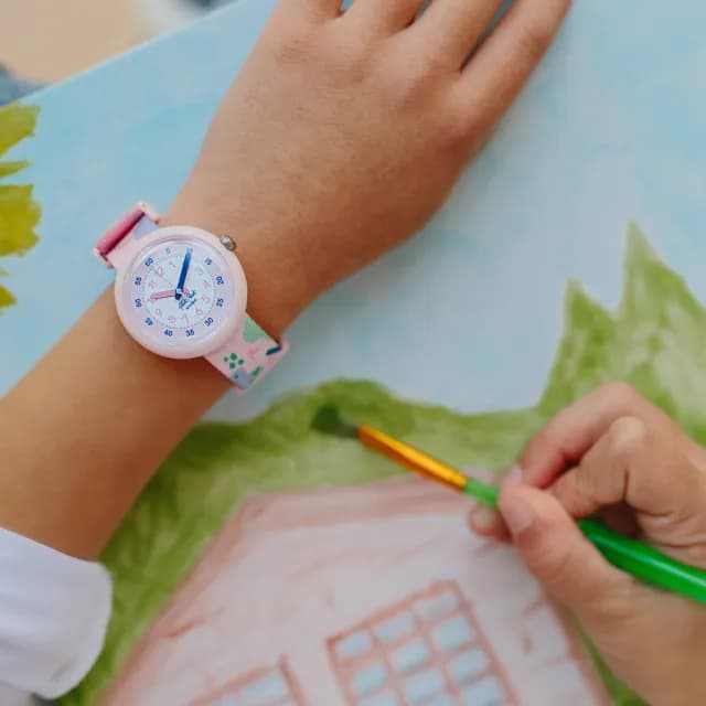 【Flik Flak】兒童手錶 ART LOVER /兒童禮物/安全防水/瑞士製造 FPNP142(31.85mm)