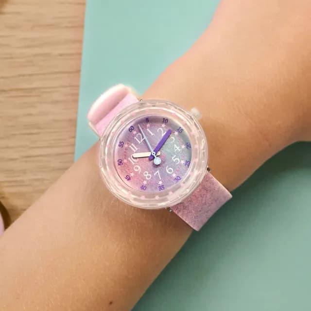 【Flik Flak】兒童手錶 PEARLAXUS /3-10歲/安全防水/瑞士製造 FCSP107(36.7mm)