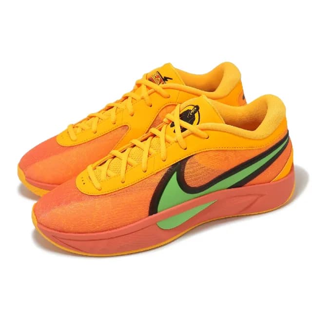 【NIKE 耐吉】籃球鞋 Giannis Freak 6 EP 萬聖節 字母哥 黃 綠 Fright Night(FJ7807-601)