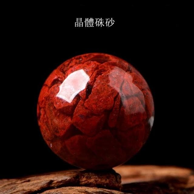 【Penny珮妮】避邪晶體硃砂925純銀項鍊12mm(生日禮物/母親節/送閨蜜/交換禮物/情人節/送女友)
