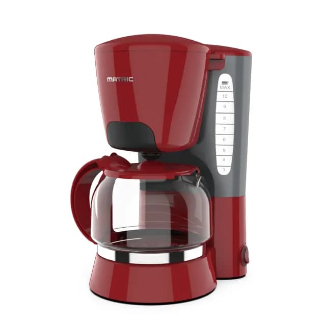 【MATRIC 松木】10人份美式滴漏咖啡機MG-CM1009A(曜黑)