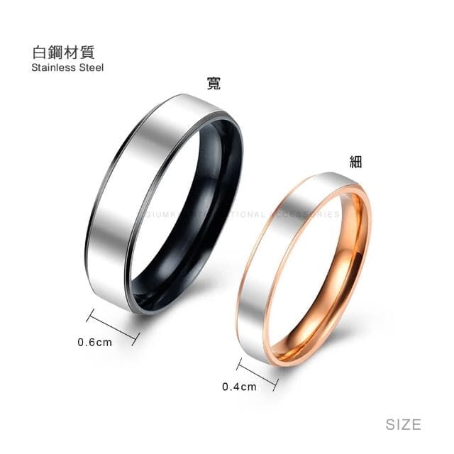 【GIUMKA】新年禮物．開運．情侶戒指．情人對戒(黑/玫金)