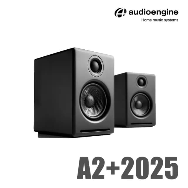 【Audioengine】A2+ 2025升級版 主動式立體聲藍牙書架喇叭(黑)