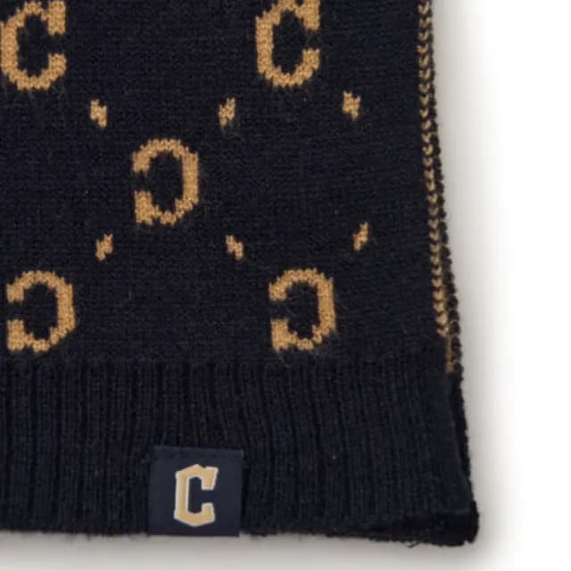 【MLB】童裝 圍巾 Monogram系列 克里夫蘭守護者隊(7AMFMD146-45NYD)