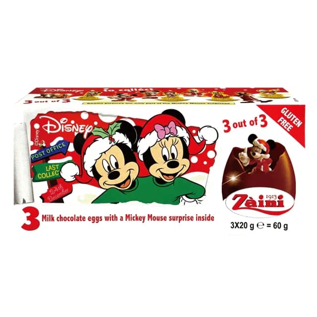 即期品【Zaini】阿尼驚喜蛋60g(米奇聖誕節系列)