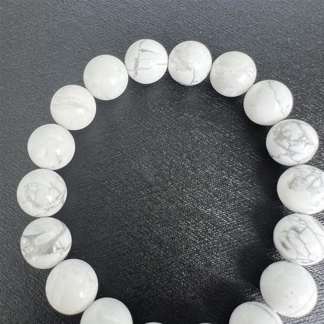 【Penny珮妮】天然白松石手鍊10mm(情人節/母親節/交換禮物/送女友/送閨蜜/生日禮物/尾牙/新年)