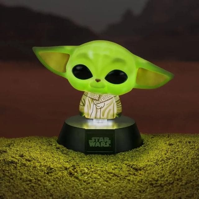 【Paladone UK】星際大戰 STAR WARS 尤達寶寶 尤達發光小夜燈 ICON系列(送禮 生日禮物 造型燈)