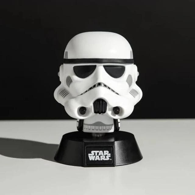 【Paladone UK】星際大戰 STAR WARS 電影 白武士風暴兵頭盔 面具小夜燈 ICON系列(生日禮物 星際大戰)