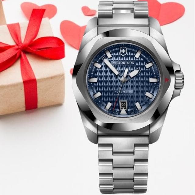 【VICTORINOX 瑞士維氏】I.N.O.X. Automatic機械錶套組 41mm 送禮推薦(VISA-242020)
