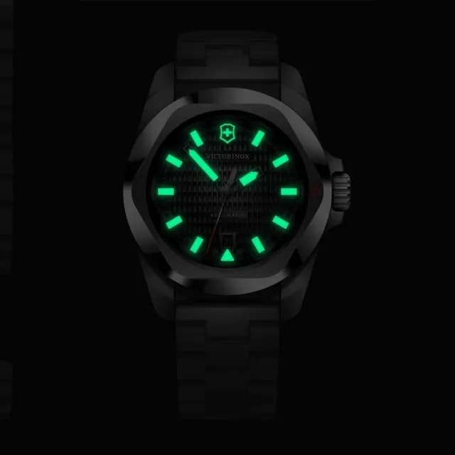 【VICTORINOX 瑞士維氏】I.N.O.X. Automatic機械錶套組 41mm 送禮推薦(VISA-242019)