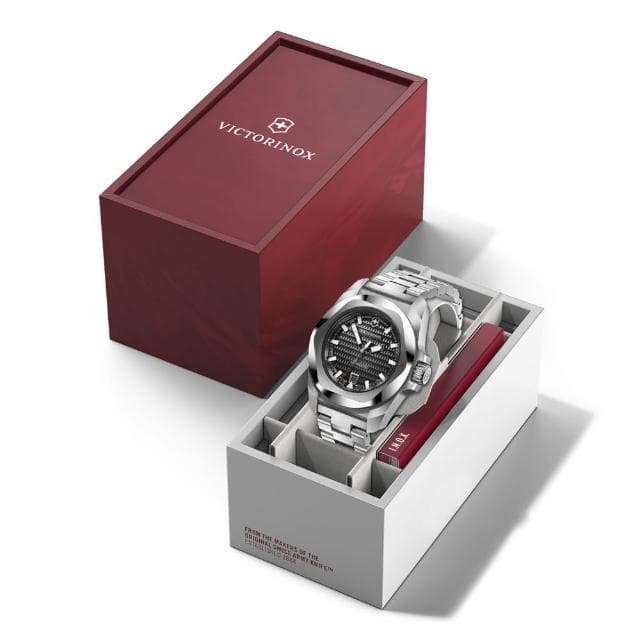 【VICTORINOX 瑞士維氏】I.N.O.X. Automatic機械錶套組 41mm 送禮推薦(VISA-242019)
