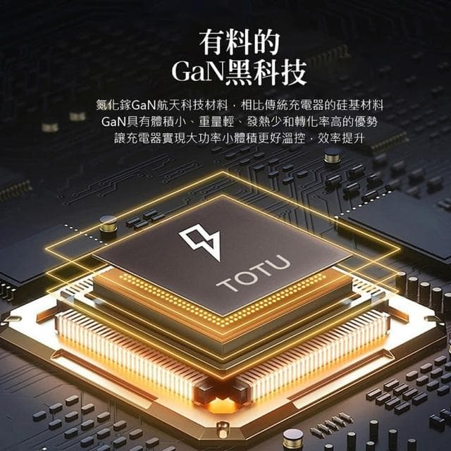 【TOTU】GaN30W氮化鎵充電器 雙孔快充充電頭(iPhone16/15適用 母親節禮物)