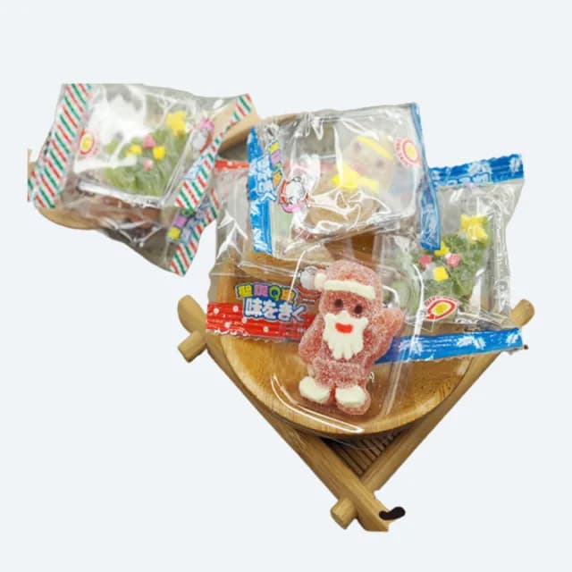 【甜園】聖誕Q皮糖-糖粉 量販包1KGx1包(聖誕節糖果 聖誕糖果 交換禮物 派對禮物 教會活動 幼兒園糖果)