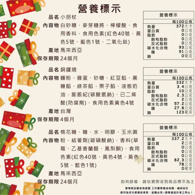 【甜園】聖誕Q皮軟糖-糖粉 200gx1包(聖誕節糖果 聖誕糖果 交換禮物 派對禮物 教會活動 幼兒園糖果)