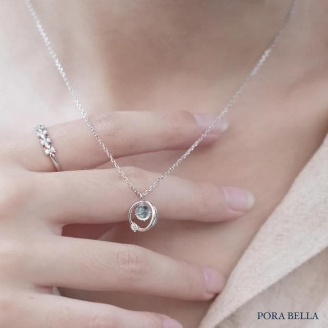【Porabella】925純銀手鍊 星球手鍊 月光石手鍊 月光石項鍊 鋯石手鍊 情人節禮物 送女友 Bracelet
