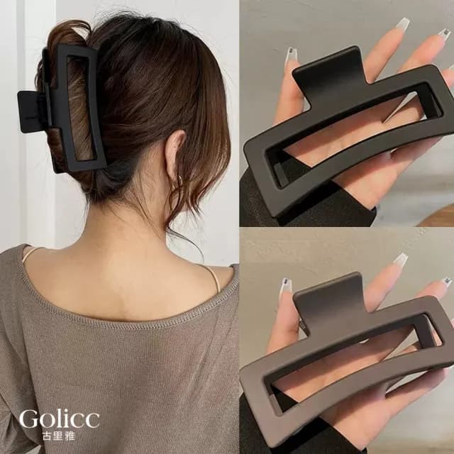 【Gulicc】髮夾 12.5cm 大鯊魚夾(雙11 聖誕節 生日 髮飾 頭飾 鯊魚夾 抓夾 禮物)