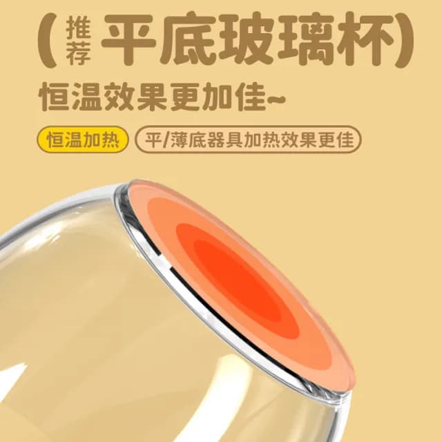 【Klova】卡通萌寵智能恆溫杯墊 數位顯示暖杯墊 三檔調溫 加熱杯墊 55°C保溫墊(生日/交換禮物/節日禮物)