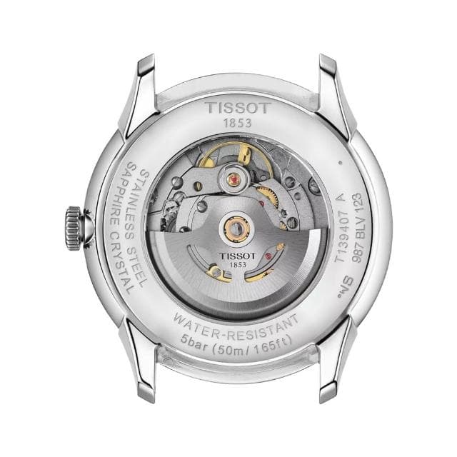 【TISSOT 天梭】杜魯爾系列 紳士機械腕錶 母親節 禮物 推薦(T1394071103800)