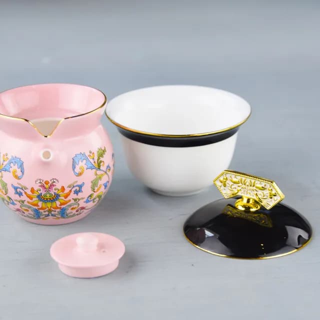 【TALES 神話言】故宮百年天子龍鳳骨瓷收藏組(文創 禮品 禮物 收藏 茶具)