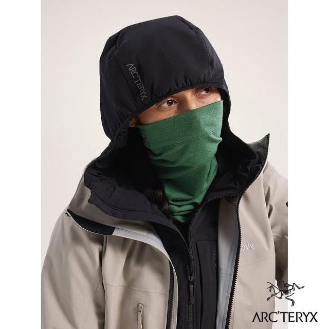 【Arcteryx 始祖鳥官方直營】Rho 輕量羊毛圍脖(伊甸綠)