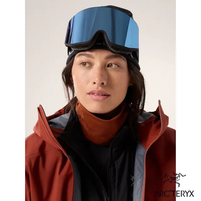 【Arcteryx 始祖鳥官方直營】Rho 輕量羊毛圍脖(紅衫紅)
