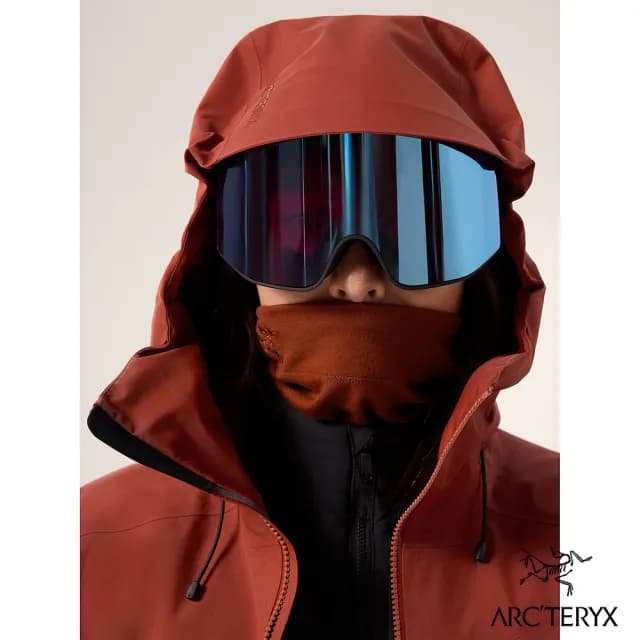 【Arcteryx 始祖鳥官方直營】Rho 輕量羊毛圍脖(紅衫紅)