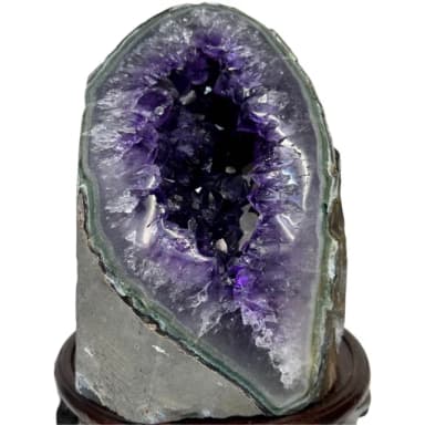 【恬芯晶品】M11頂級烏拉圭帝王紫水晶開運招財(辦公室消磁淨化風水財運財位招貴人紫晶鎮禮物補財庫)