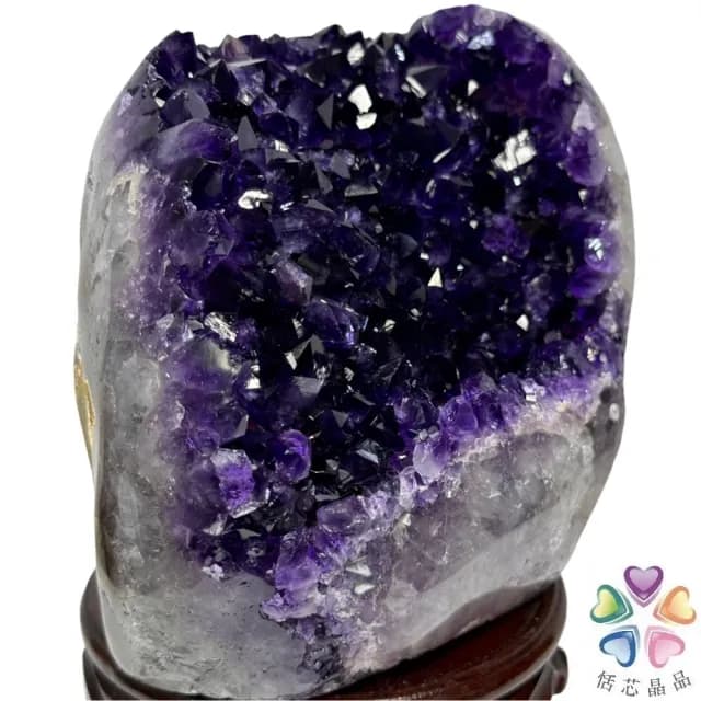 【恬芯晶品】M12頂級烏拉圭帝王紫水晶開運招財(辦公室消磁淨化風水財運財位招貴人紫晶鎮禮物補財庫)