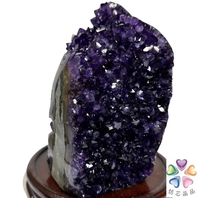 【恬芯晶品】M3頂級烏拉圭帝王紫水晶開運招財(辦公室消磁淨化風水財運財位招貴人紫晶鎮禮物補財庫)