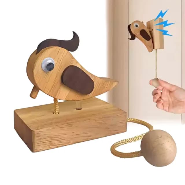 【敲門神器】創意啄木鳥門鈴(掛飾 居家 禮物 牆面 門市 裝飾品 喬遷 啄木鳥 聲音響亮 房間 迎賓)