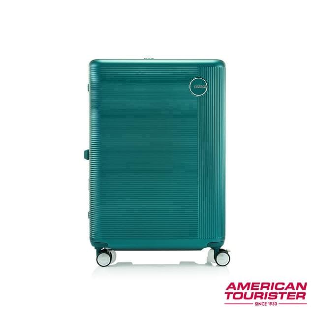 【AMERICAN TOURISTER 美國旅行者】28吋 GEMINA PRO 可擴充大容量輕量PC避震煞車輪行李箱/旅行箱(多色可選)