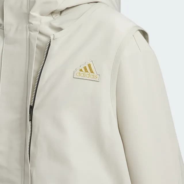 【adidas 愛迪達】二合一運動外套 童裝 IY5567