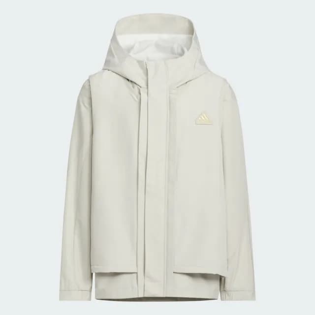 【adidas 愛迪達】二合一運動外套 童裝 IY5567