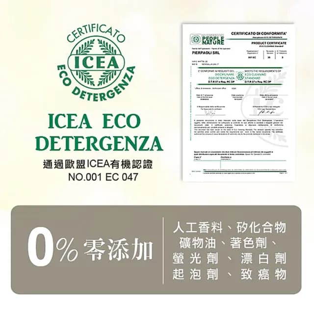 【義大利 綠森活】嬰幼兒餐具奶瓶清潔劑 500ml(有機認證 去汙 除臭 蔬果清潔 嬰幼兒適用 敏弱肌)