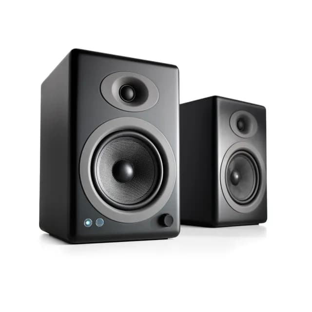 【Audioengine】A5+ 主動式立體聲藍牙書架喇叭(黑)