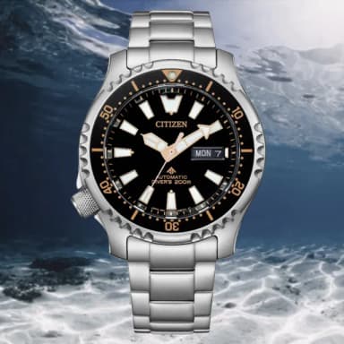 【CITIZEN 星辰】PROMASTER 鋼鐵河豚 潛水機械錶 男錶 畢業禮物 送禮 推薦(NY0160-66E)