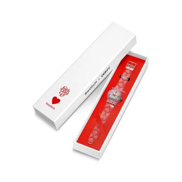 【SWATCH】Gent 原創系列手錶 GIRLS DON T CRY BY VERDY 男錶 女錶 手錶 瑞士錶 錶(34mm)