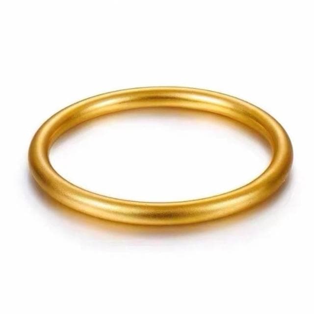 【Penny珮妮】古法傳承沙金手鐲3mm3尺寸可選(母親節禮物/交換禮物/送女友/生日禮物/情人節)