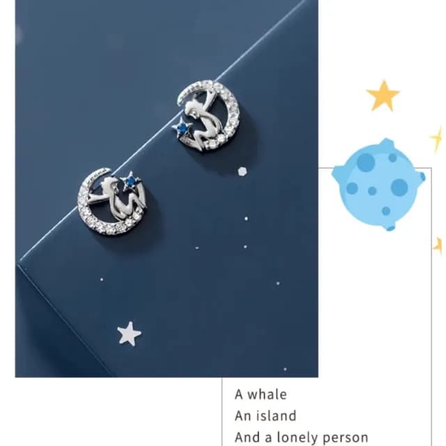 【SOLARFRi】銀針耳環｜閃耀輕奢小眾款親膚低敏 附品牌禮盒包裝(閨蜜情人女友母親老婆禮物)