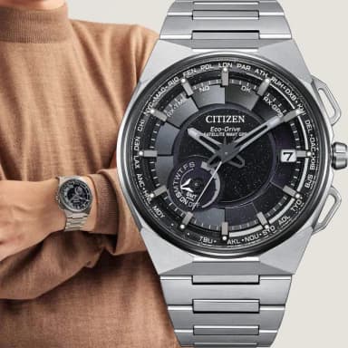 【CITIZEN 星辰】限量週年紀念款 超級鈦GPS衛星對時手錶-星際黑 母親節 禮物 男錶(CC3097-52E)