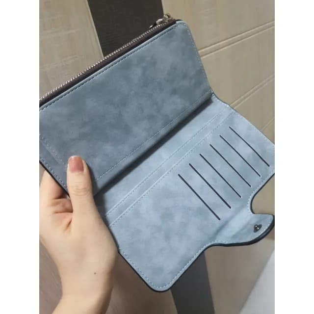 【希賽德】防刮雙拉鍊長夾 拉鍊長夾 女長夾 長夾包 皮包 錢包 皮夾長夾 雙層手拿包 女用長皮夾(零錢長皮夾)