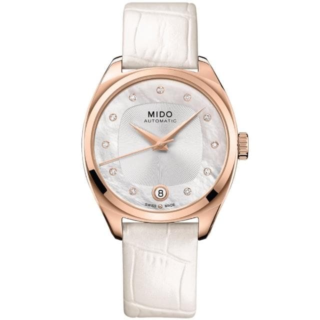 【MIDO 美度】雋永系列 特別版真鑽機械套錶 母親節 禮物 推薦(M0243073711600)