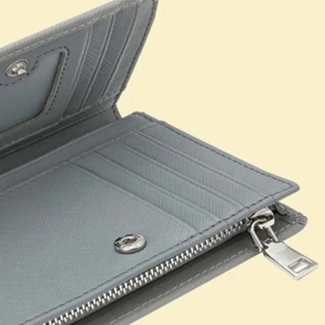 【LEESA】雙11 牛皮錢包\短夾\小錢包\零錢包\錢包\短夾\卡夾\皮包\多功能\拉鍊短夾\生