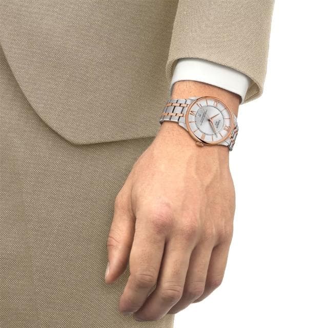 【TISSOT 天梭】杜魯爾系列 紳士機械腕錶 母親節 禮物 推薦(T1394072203800)
