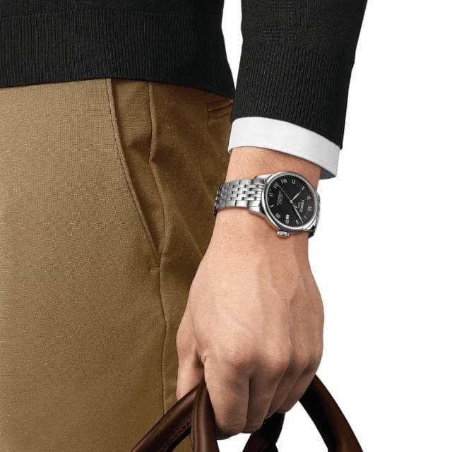 【TISSOT 天梭】LE LOCLE 力洛克系列 機械腕錶 母親節 禮物 推薦(T0064071105300)